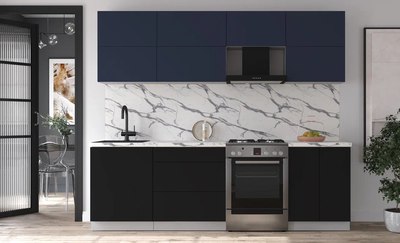 Кухонный гарнитур Интерлиния Мила Матте 2.5 Б