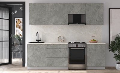 Кухонный гарнитур Интерлиния Мила Матте 2.5 Б