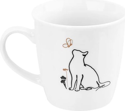 Кружка Elan Gallery Кот и бабочка / 230243