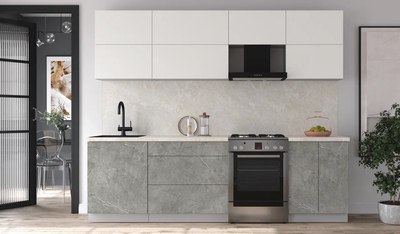 Кухонный гарнитур Интерлиния Мила Матте 2.6 Б