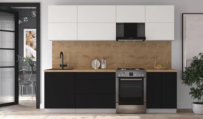 Кухонный гарнитур Интерлиния Мила Матте 2.6 Б