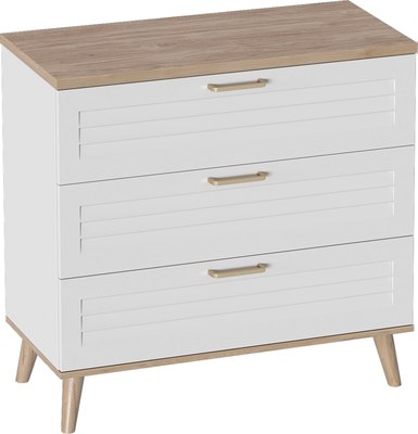 Комод Мебельград Гавана 3ящ 91.2x40.4x89 - фото