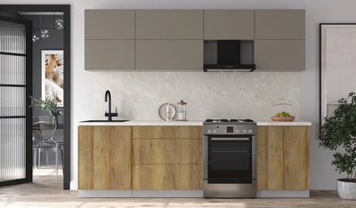 Кухонный гарнитур Интерлиния Мила Матте 2.6 Б