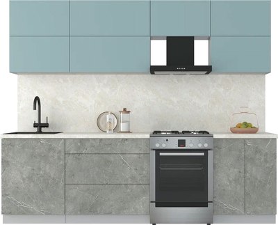 Кухонный гарнитур Интерлиния Мила Матте 2.6 Б - фото