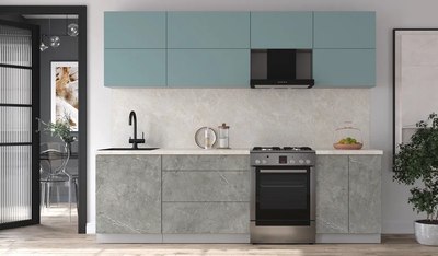 Кухонный гарнитур Интерлиния Мила Матте 2.6 Б