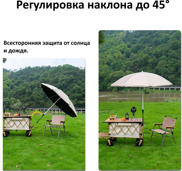 Зонт для тележки туристической Whitsunday WG-Umbrella