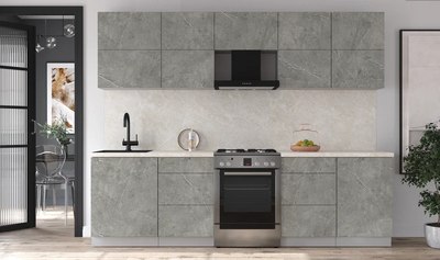 Кухонный гарнитур Интерлиния Мила Матте 2.7 Б