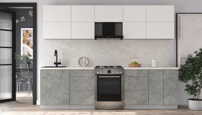 Кухонный гарнитур Интерлиния Мила Матте 2.8 Б