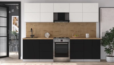 Кухонный гарнитур Интерлиния Мила Матте 2.8 Б