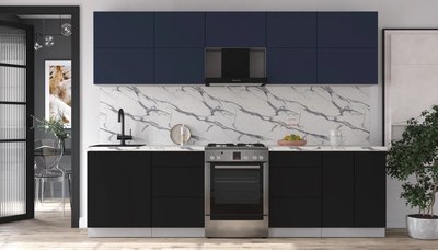 Кухонный гарнитур Интерлиния Мила Матте 2.8 Б