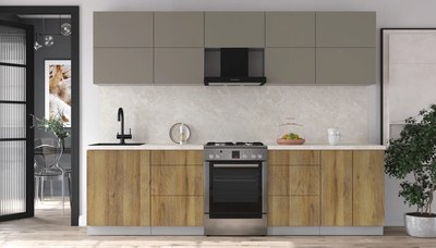 Кухонный гарнитур Интерлиния Мила Матте 2.8 Б