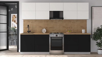 Кухонный гарнитур Интерлиния Мила Матте 2.9 Б