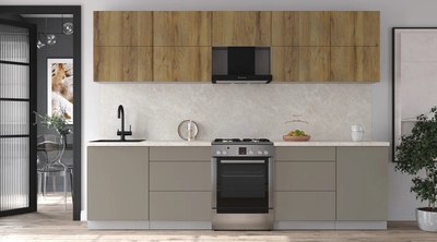 Кухонный гарнитур Интерлиния Мила Матте 2.9 Б