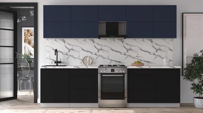 Кухонный гарнитур Интерлиния Мила Матте 2.9 Б