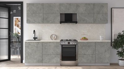 Кухонный гарнитур Интерлиния Мила Матте 2.9 Б