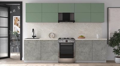 Кухонный гарнитур Интерлиния Мила Матте 2.9 Б