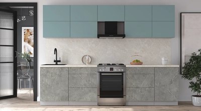 Кухонный гарнитур Интерлиния Мила Матте 2.9 Б