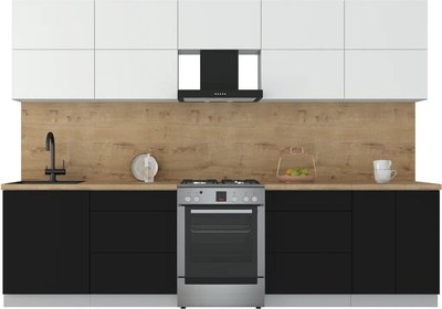 Кухонный гарнитур Интерлиния Мила Матте 3.0 Б - фото