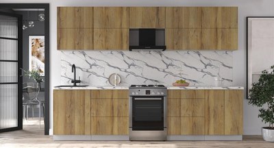 Кухонный гарнитур Интерлиния Мила Матте 3.0 Б