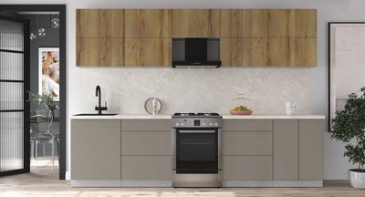 Кухонный гарнитур Интерлиния Мила Матте 3.0 Б