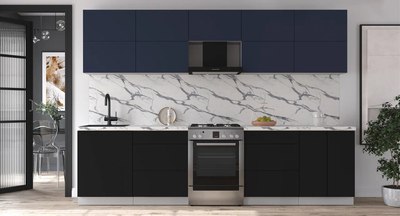 Кухонный гарнитур Интерлиния Мила Матте 3.0 Б