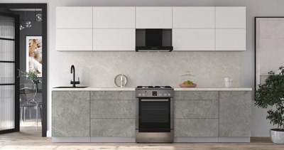 Кухонный гарнитур Интерлиния Мила Матте 3.1 Б