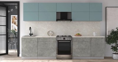 Кухонный гарнитур Интерлиния Мила Матте 3.1 Б