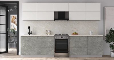 Кухонный гарнитур Интерлиния Мила Матте 3.2 Б