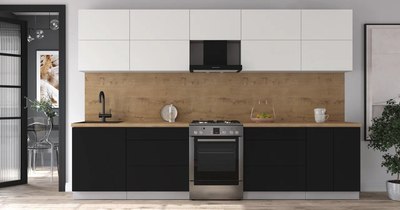 Кухонный гарнитур Интерлиния Мила Матте 3.2 Б