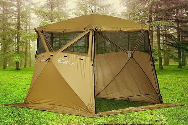 Туристический шатер Higashi Pyramid Camp Olive Кухня-шатер / 03462