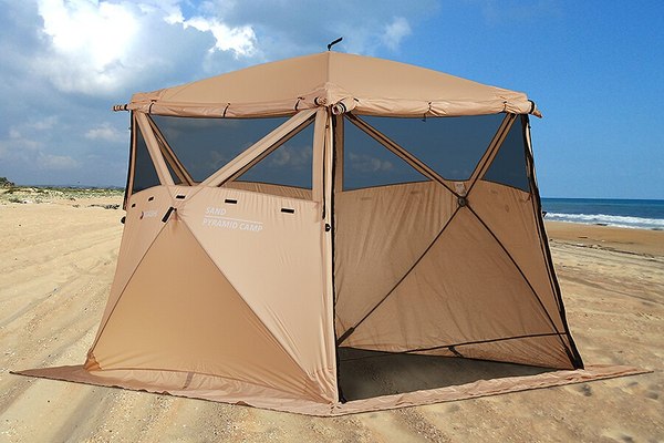 Туристический шатер Higashi Pyramid Camp Sand Кухня-шатер / 03463