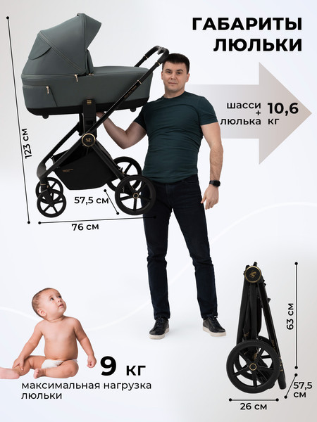 Детская универсальная коляска Sweet Baby Stella Plus Therma 2в1