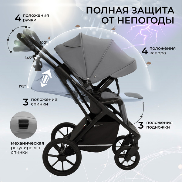 Детская универсальная коляска Sweet Baby Nuvola Air 2в1