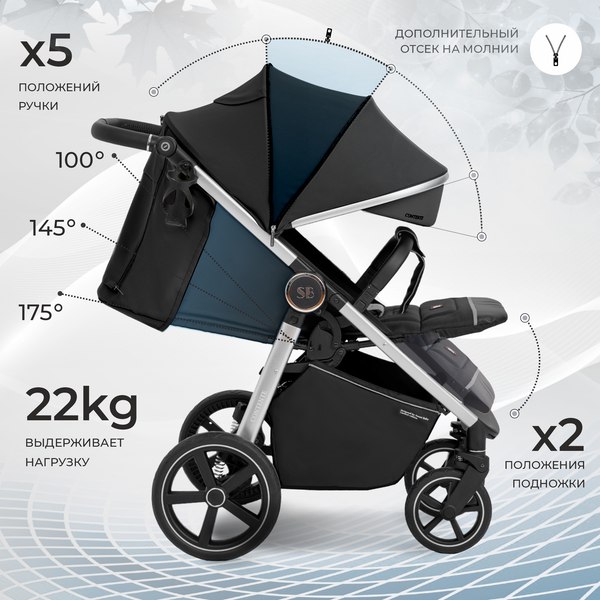 Детская прогулочная коляска Sweet Baby Contente