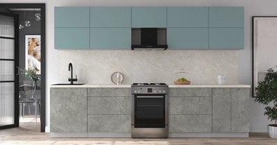 Кухонный гарнитур Интерлиния Мила Матте 3.2 Б