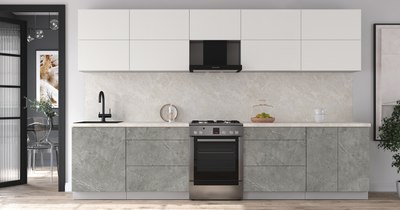 Кухонный гарнитур Интерлиния Мила Матте 3.3 Б