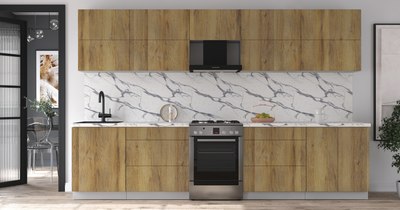 Кухонный гарнитур Интерлиния Мила Матте 3.3 Б