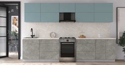 Кухонный гарнитур Интерлиния Мила Матте 3.3 Б