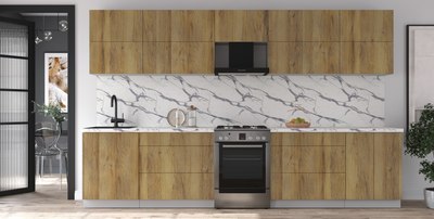 Кухонный гарнитур Интерлиния Мила Матте 3.4 Б