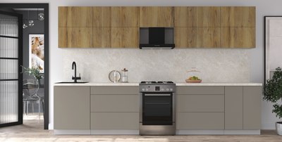 Кухонный гарнитур Интерлиния Мила Матте 3.4 Б