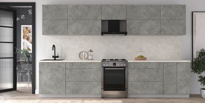 Кухонный гарнитур Интерлиния Мила Матте 3.4 Б