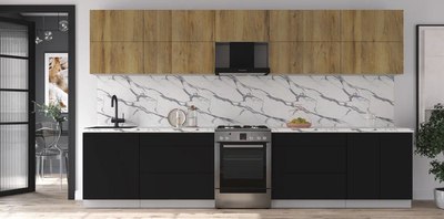 Кухонный гарнитур Интерлиния Мила Матте 3.5 Б