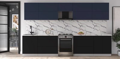 Кухонный гарнитур Интерлиния Мила Матте 3.5 Б