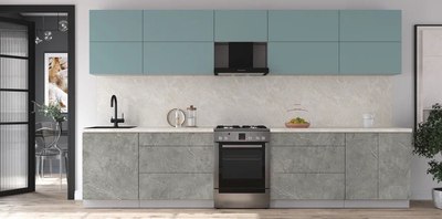 Кухонный гарнитур Интерлиния Мила Матте 3.5 Б