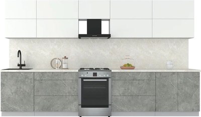 Кухонный гарнитур Интерлиния Мила Матте 3.6 Б - фото