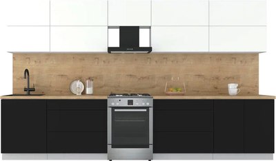 Кухонный гарнитур Интерлиния Мила Матте 3.6 Б - фото