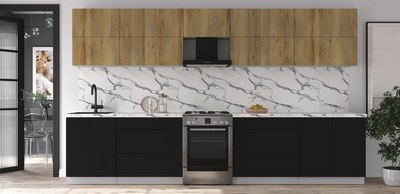 Кухонный гарнитур Интерлиния Мила Матте 3.6 Б