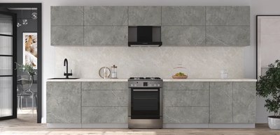 Кухонный гарнитур Интерлиния Мила Матте 3.6 Б