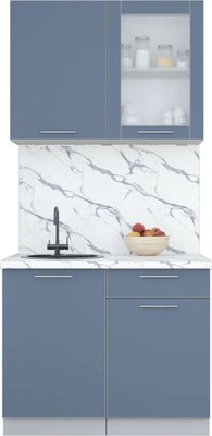 Кухонный гарнитур Интерлиния Мила Пластик 1.0 Б - фото