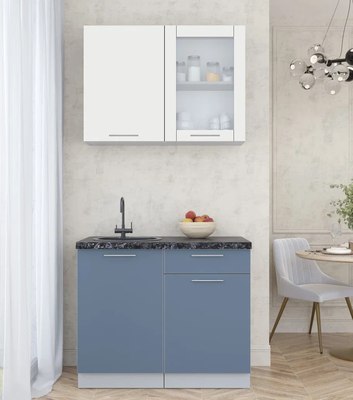 Кухонный гарнитур Интерлиния Мила Пластик 1.0 Б